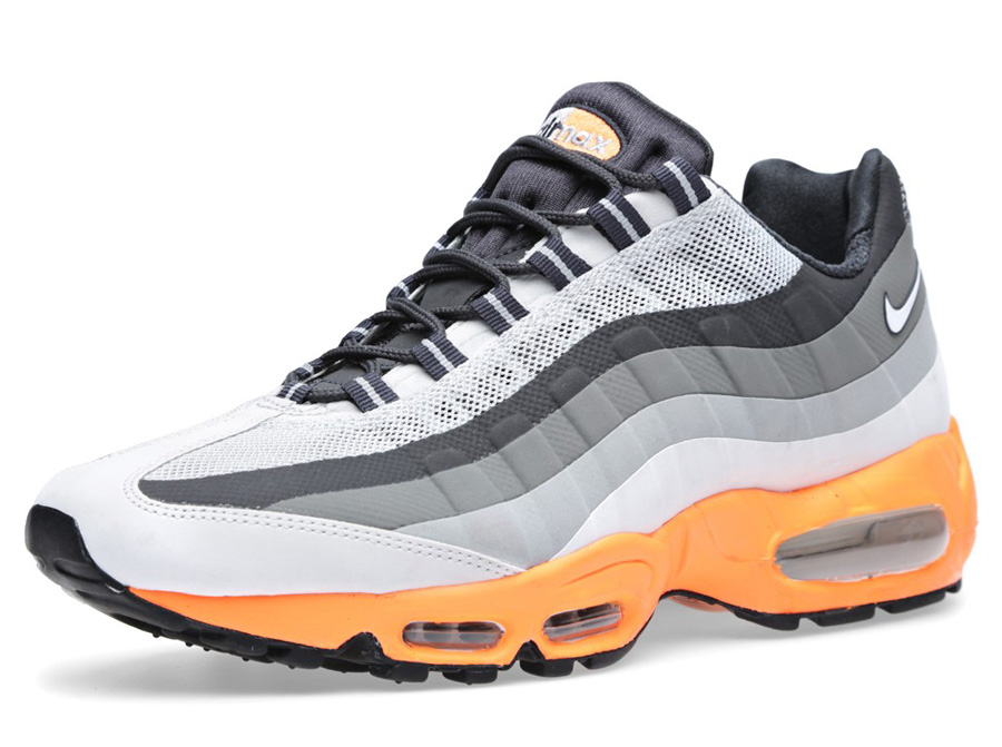 Nike Air Max 95 No Sew Base Grey Orange 03