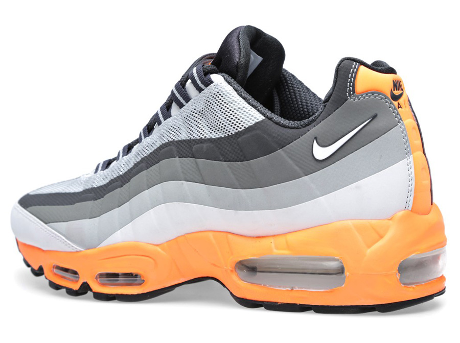 Nike Air Max 95 No Sew Base Grey Orange 04