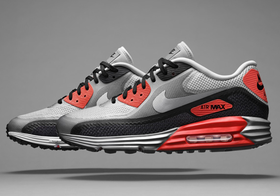 Nike Air Max Lunar90 Infrared Black Dec Rd