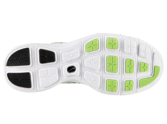 Nike Flyknit Chukka Grey Electric Green 4