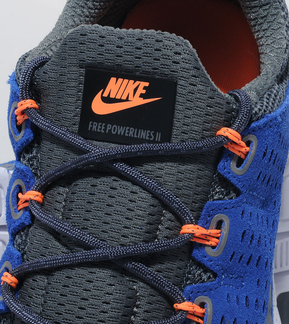 Nike Free Powerlines 2 Dark Grey Royal Orange 02