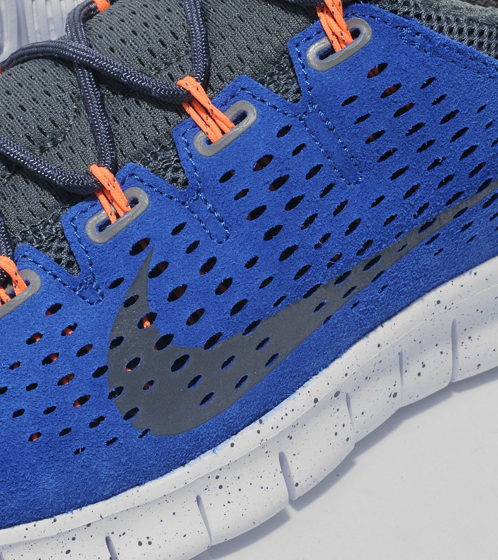 Nike Free Powerlines 2 Dark Grey Royal Orange 03