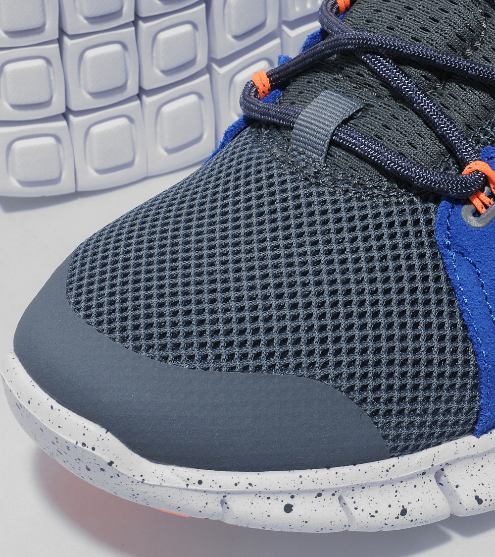 Nike Free Powerlines 2 Dark Grey Royal Orange 04