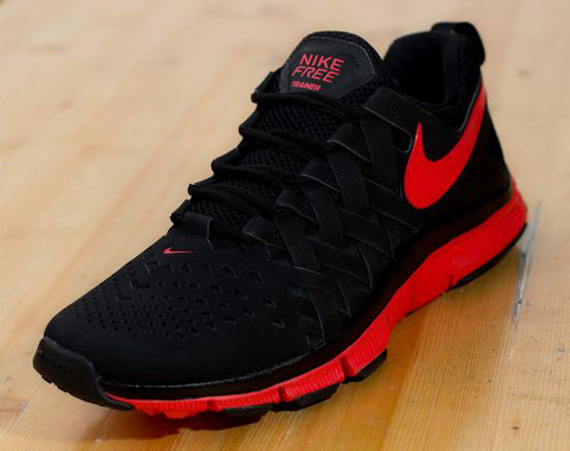 Nike Free Trainer 5 Black Light Crimson 04