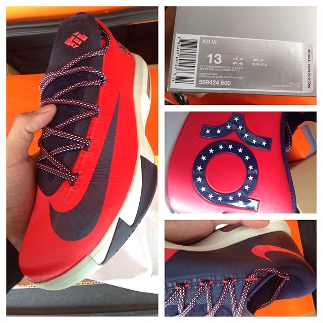 Nike Kd 6 Light Crimson Navy 2