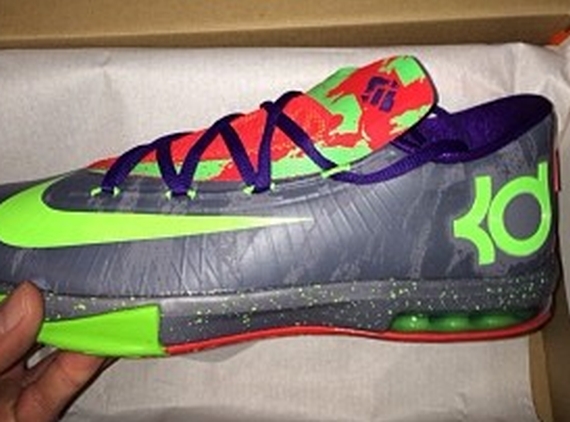 Nike KD 6 – Grey – Green – Purple