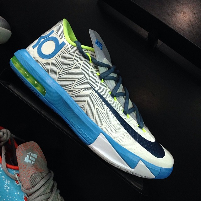 Nike Kd 6 White Volt Blue 01