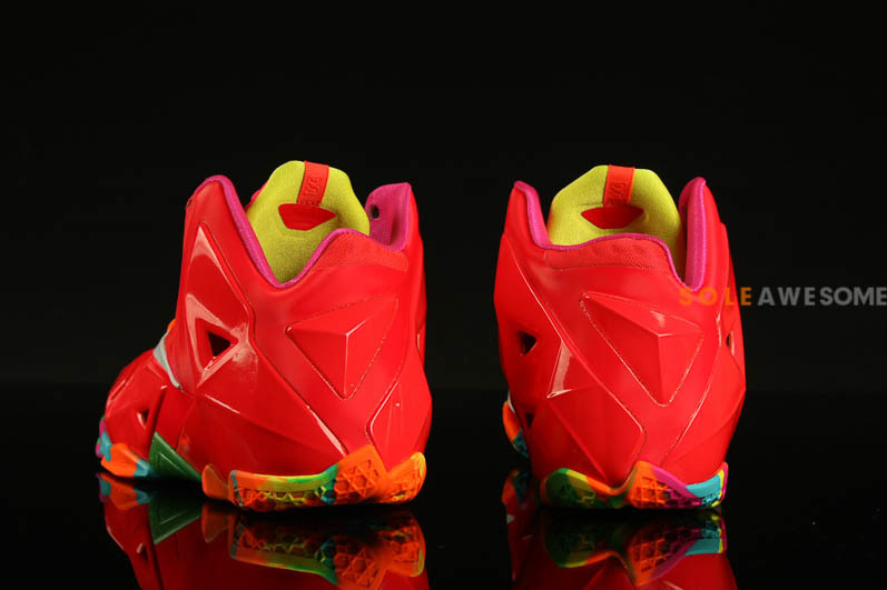 Nike Lebron 11 Gs Red Multi Color 1