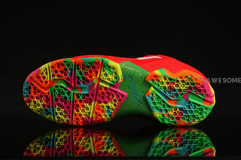 Nike Lebron 11 Gs Red Multi Color 6