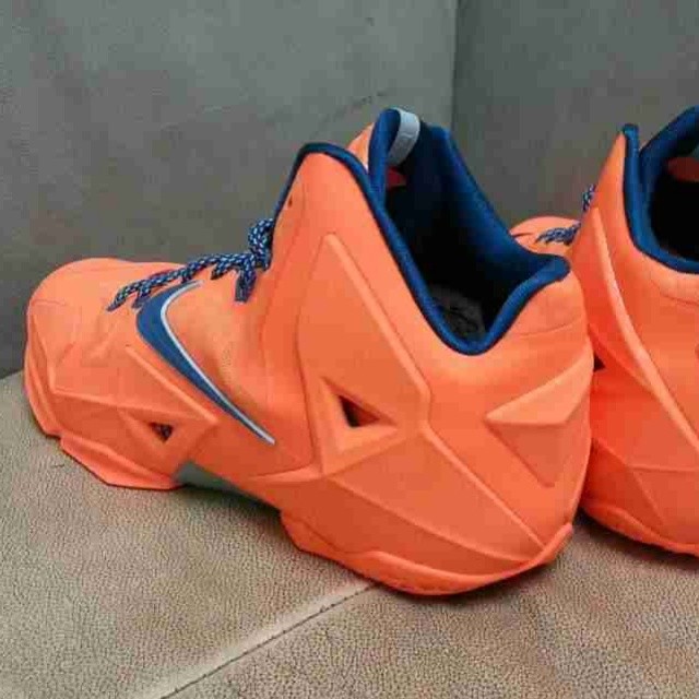 Nike Lebron Xi Orange Blue 02