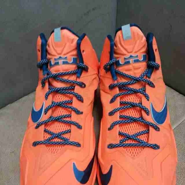 Nike Lebron Xi Orange Blue 04