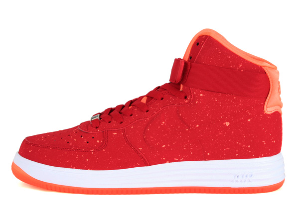 Nike Lunar Force 1 High Speckle University Red Orange 02