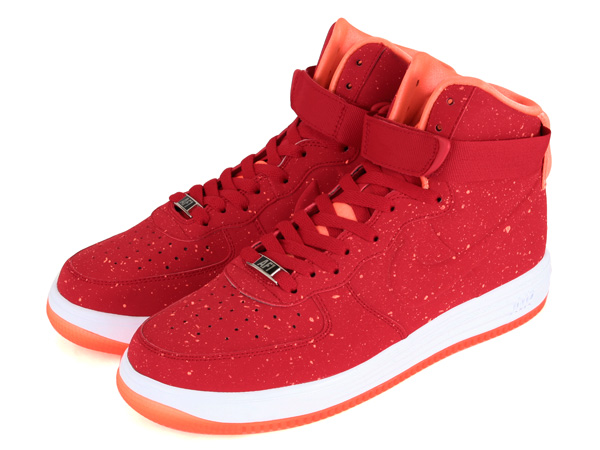 Nike Lunar Force 1 High Speckle University Red Orange 03
