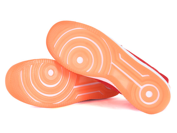 Nike Lunar Force 1 High Speckle University Red Orange 06