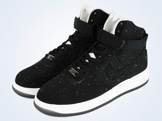 Nike Lunar Force 1 High "Speckle" - Black - White