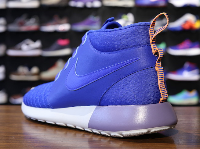 Nike Roshe Run Sneakerboot Game Royal Atomic Orange 03