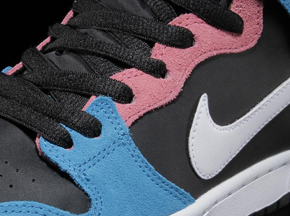 Nike SB Dunk High – Blue Hero – Black – Pink – Yellow