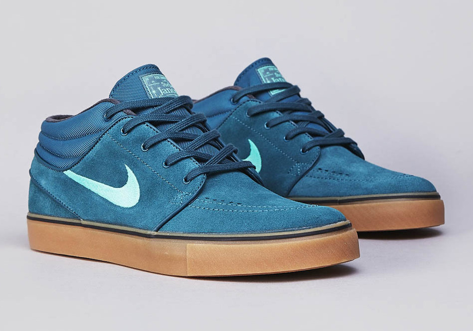 Nike Sb Stefan Janoski Mid Night Factor Mint Crimson 02