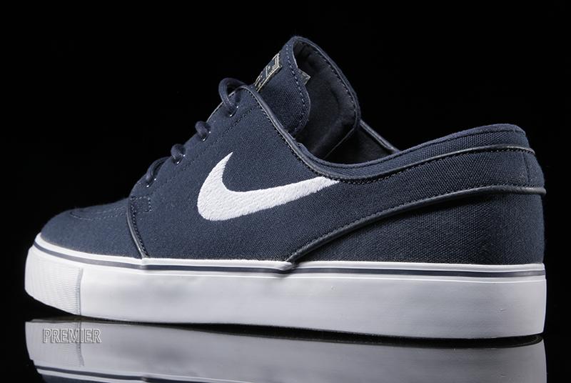 Nike Sb Zoom Stefan Janoski Canvas Obsidian White 02