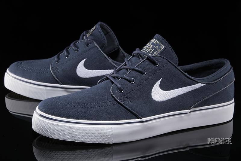 Nike Sb Zoom Stefan Janoski Canvas Obsidian White 04