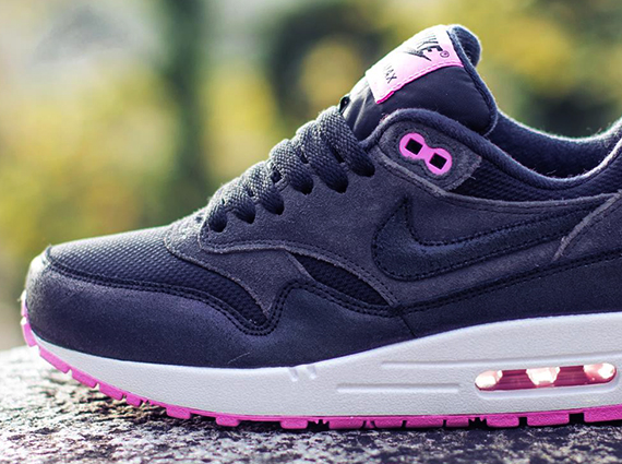 Nike WMNS Air Max 1 - Anthracite - Black - Red Violet