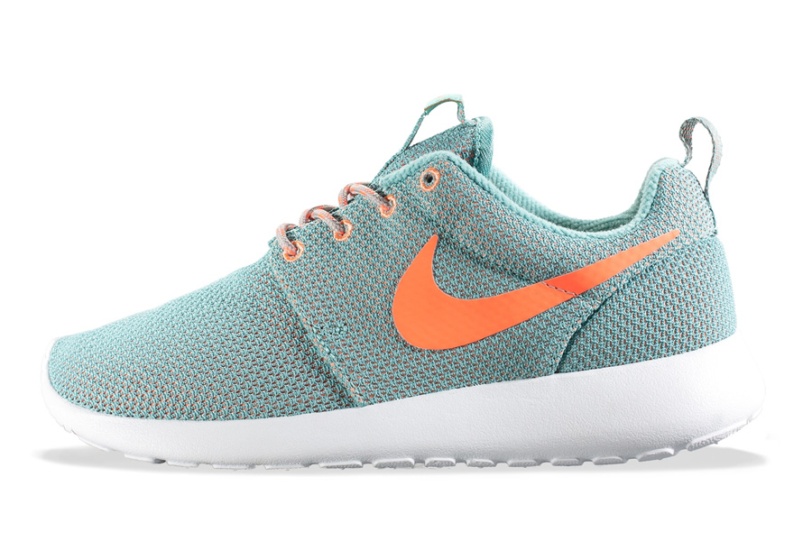 Nike Wmns Roshe Run Diffused Jade Orange 02