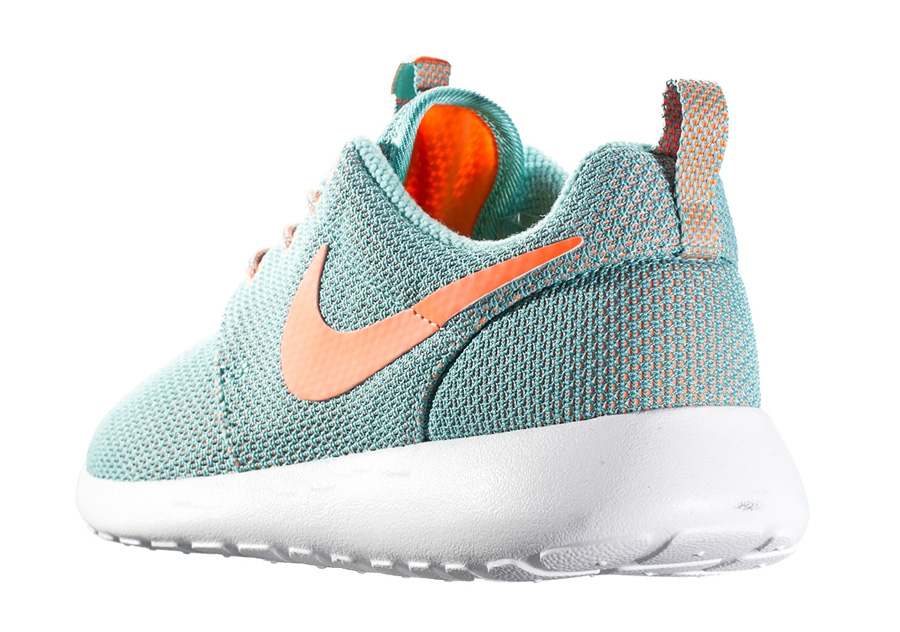 Nike Wmns Roshe Run Diffused Jade Orange 04
