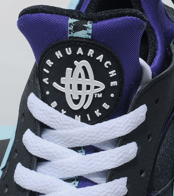 Nike WMNS Air Huarache Black White Purple SneakerNews