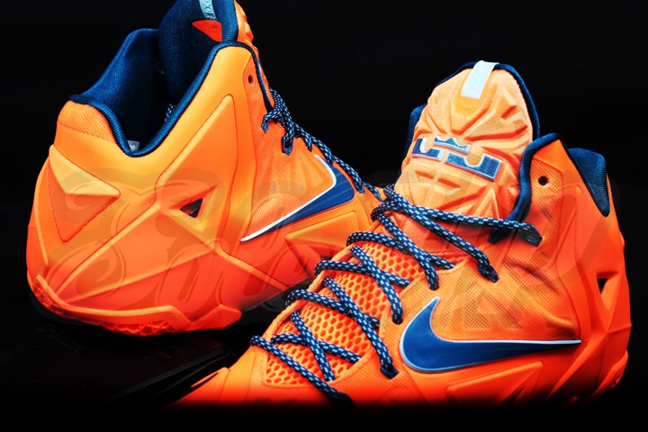 Orange Blue Nike Lebron 11 03