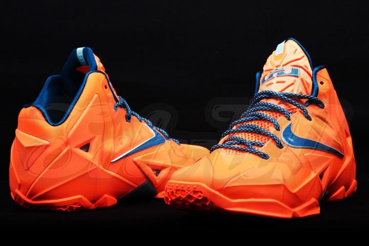 Orange Blue Nike Lebron 11 06