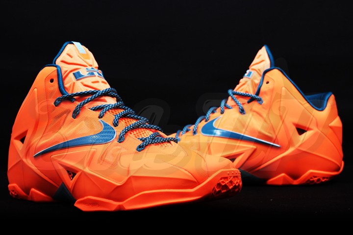 Orange Blue Nike Lebron 11 07