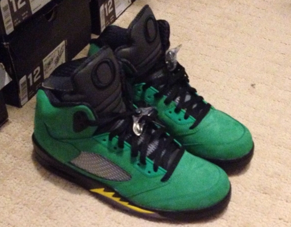 Oregon Air Jordan 5s For Sale 01