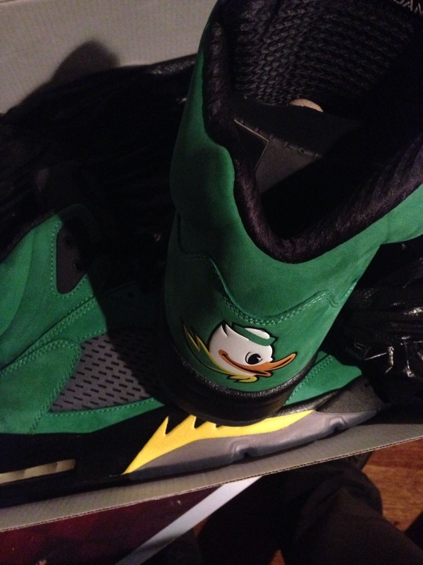 Oregon Air Jordan 5s For Sale 04