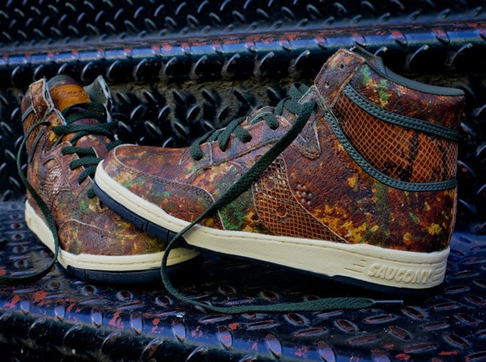 Packer Shoes x Saucony Hangtime Hi "Woodland Snake" - Arriving at Additional Retailers