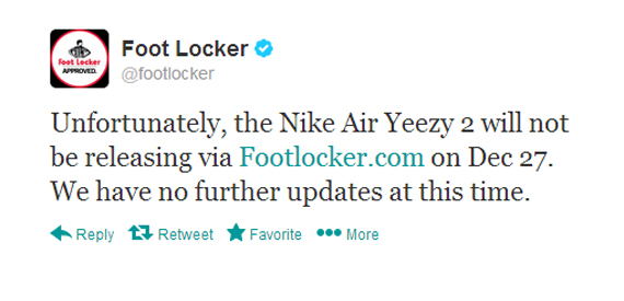 Foot locker clearance yeezy red october