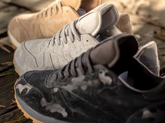 Reebok Classic Leather "Embossed Camo" Pack