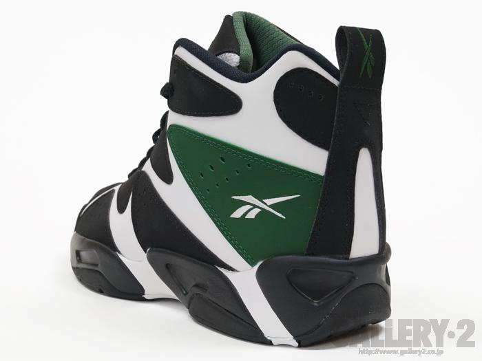 Reebok Kamikaze 1 Mid White Black Green 04