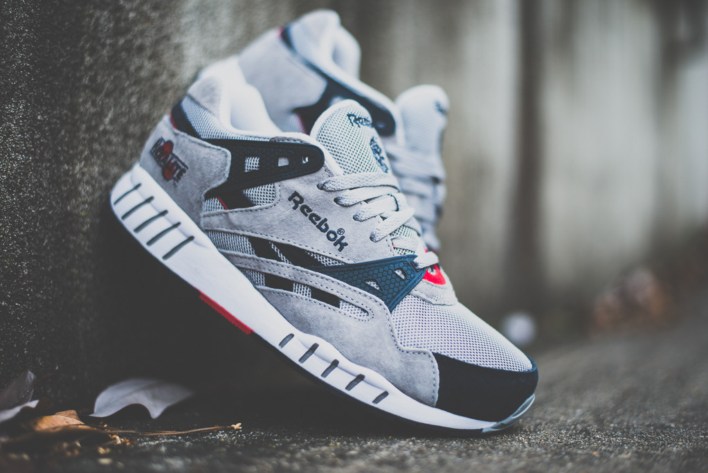 Reebok Sole Trainer Grey Black Red 04