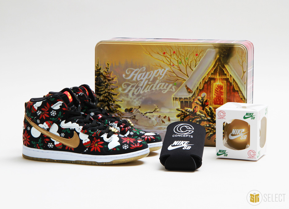 Sn Select Cncpts X Nike Sb Dunk Ugly Sweater 12