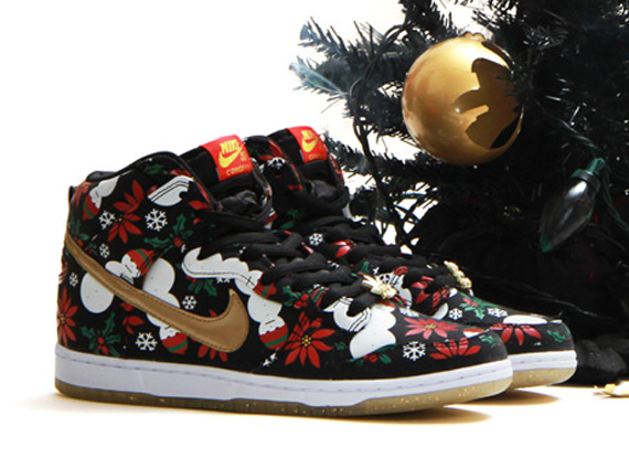 Sn Select Cncpts X Nike Sb Dunk Ugly Sweater Rd