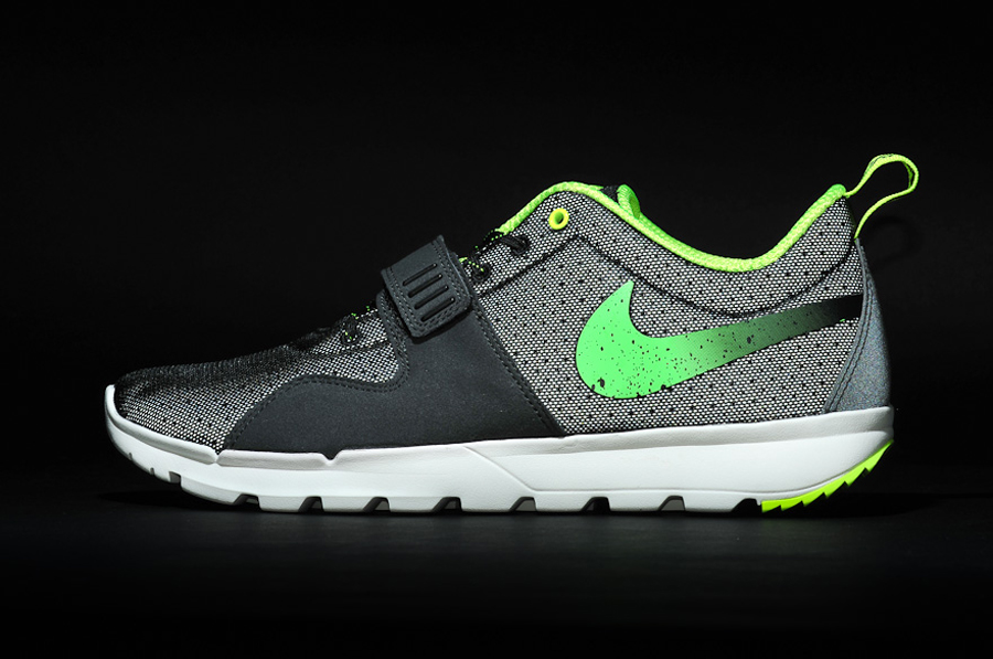 Stussy x Nike SB Trainerendor Black - Neon - SneakerNews.com