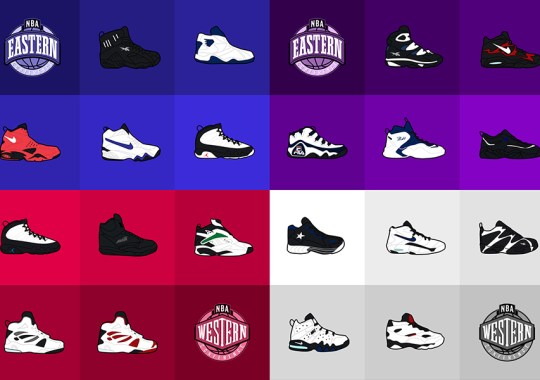 1994-95 NBA All-Star Sneaker Doodles by Commonlight