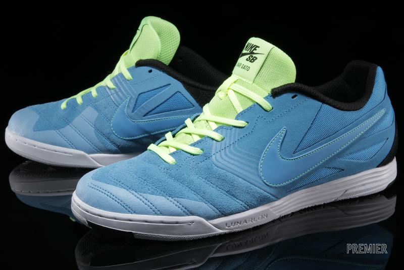 Nike Sb Lunar Gato Vivid Blue Volt Ice Black 02