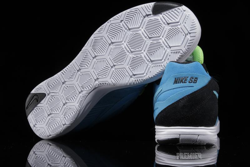 Nike Sb Lunar Gato Vivid Blue Volt Ice Black 03