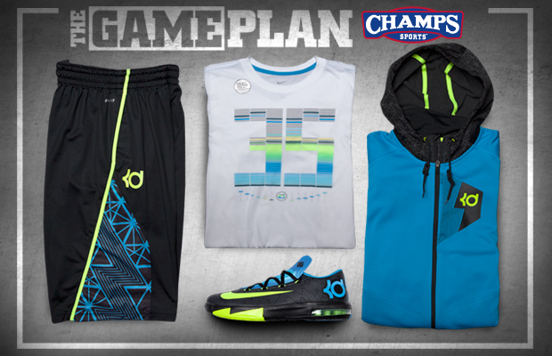 “The Game Plan” by Champs Sports: KD "Away" Collection