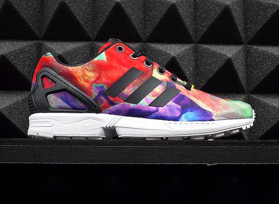 Adidas Zx Flux Floral Rainbow1