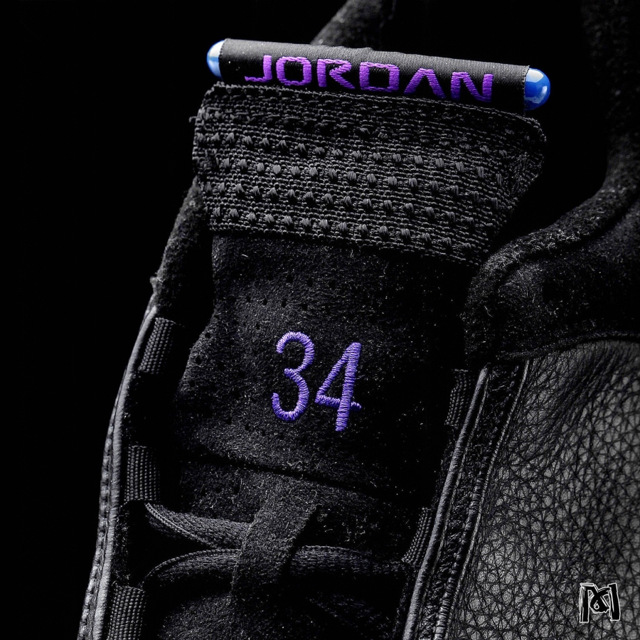 Air Jordan 14 Ray Allen Bucks Black Purple 07