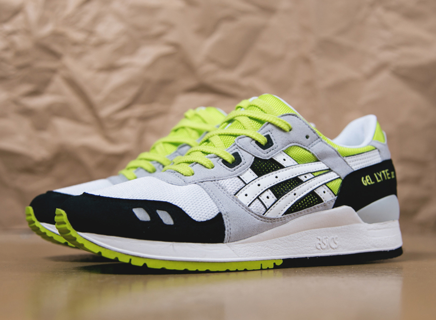 asics gel lyte green black