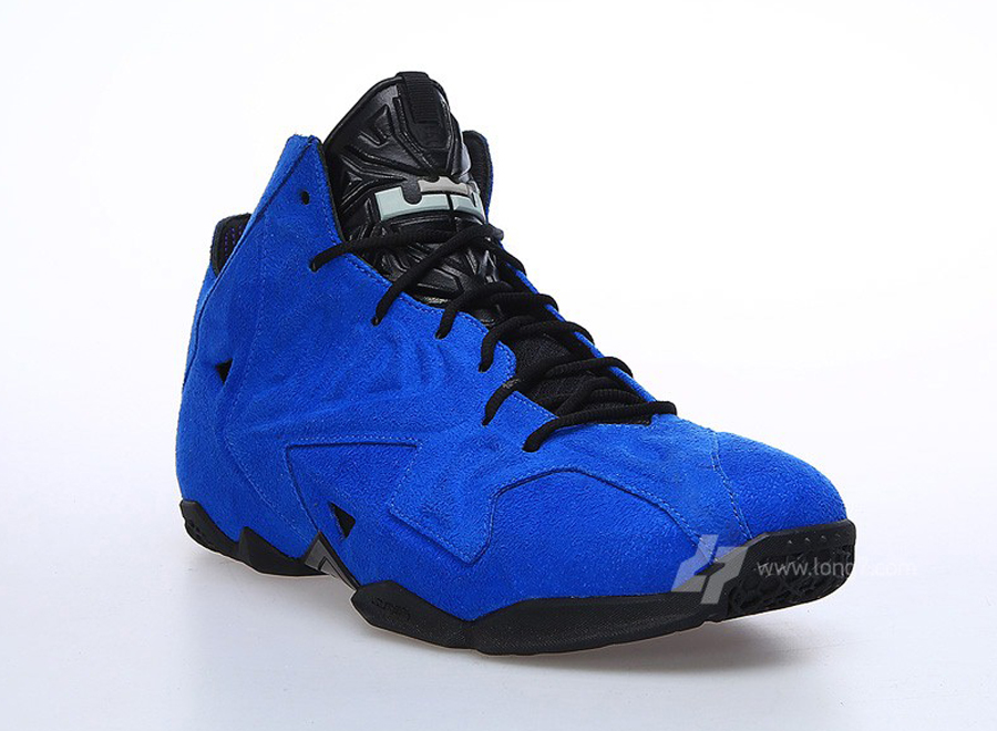 Blue Suede Nike Lebron 11 Ext 2