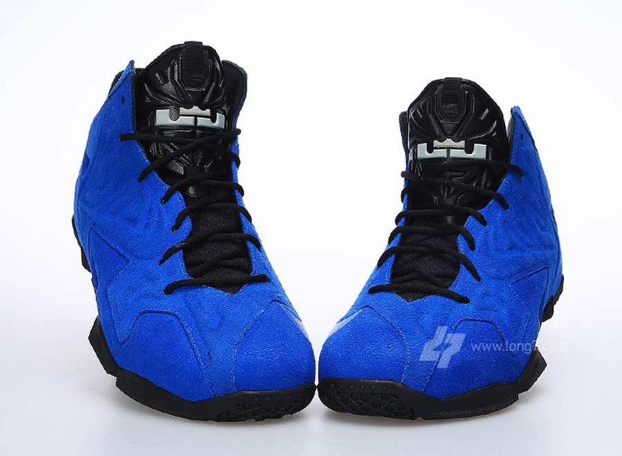 Blue Suede Nike Lebron 11 Ext 4